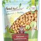 Food to Live Dry Roasted Blanched Hazelnuts, 4 Pounds - Unsalted, Oven Roasted Whole Filberts, No Oil Added, No Skin, Vegan, Kos