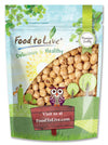 Food to Live Dry Roasted Blanched Hazelnuts, 1 Pound - Unsalted, Oven Roasted Whole Filberts, No Oil Added, No Skin, Vegan, Kosh