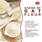 Spicy World Whole Grain Oat Flour - Non-GMO, 64 Ounce (4 Pound) Bag