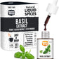 Spice Drop Basil Extract | 100% Natural | For Soup, Pasta, Pizza, Spaghetti, Gourmet Dishes | 0.17Oz (180 Drops) | Natural Herb Extract | Authentic Flavor | Vegan | Keto & Paleo Friendly | Non-Gmo | Squeeze, Drop And Stir