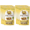 Crazy Go Nuts Walnuts - Banana, 4.5 oz (6-Pack) - Healthy Snacks, Vegan, Gluten Free, Superfood - Natural, Non-GMO, ALA, Omega 3