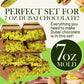 Ceres Gourmet Chocolate Bar DIY Kit – Mold, Melting Wafers, Kataifi, Pistachio Spread – 12.3 oz, 3.5 oz, 7 oz