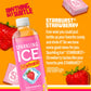 Sparkling Ice STARBURST Strawberry, Zero Sugar Flavored Sparkling Water, with Vitamins and Antioxidants, Low Calorie Beverage, 1