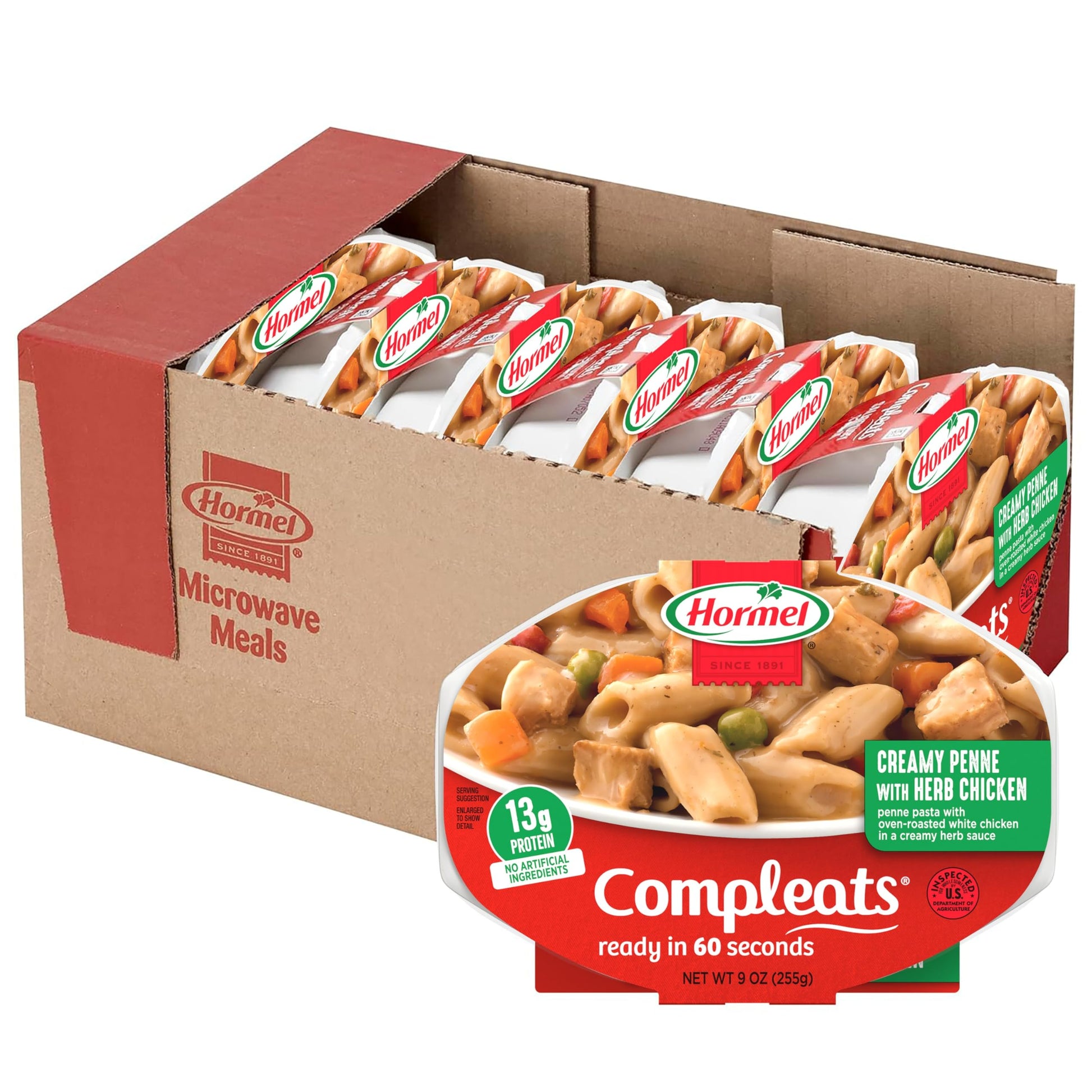 HORMEL COMPLEATS Italian Chicken & Penne, 6-Pack, 9 oz Meals