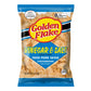 Golden Flake Salt & Vinegar Pork Rinds  4 oz Bags (Pack of 12) - Tangy & Savory Pork Skins - Gluten-Free  Low Carb  Keto Snack with Bold Southern Flavor