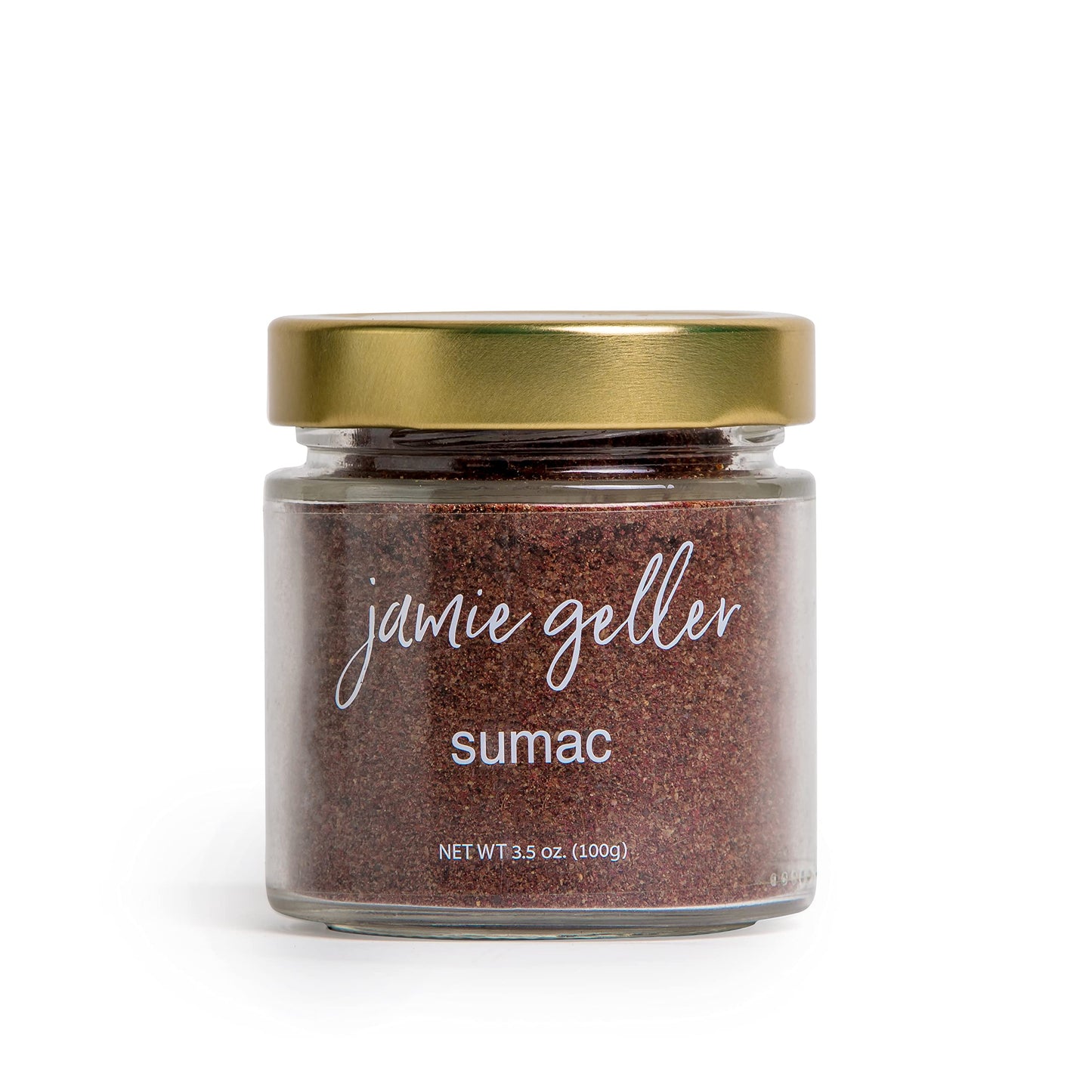 Jamie Geller Sumac Spice Seasoning | Fresh Ground Dried Red Berries (3.5 oz Glass Jar, 100g) OU KOSHER | Mediterranean Seasoning