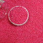 EPHVODI Hot Pink Nonpareils Sprinkles Edible Mini Pearl Sprinkles for Cake Decorations, Baking, Ice Cream, Cookies, Donuts and L