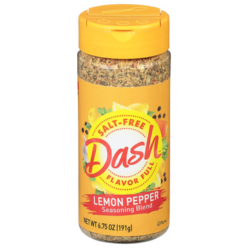 Dash Salt-Free Seasoning Blend, Lemon Pepper, 6.75 Ounce (Pack Of 6)