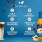 Syruvia Sugar-Free French Vanilla Syrup - 25.4 Fl Oz. Premium Coffee Flavoring Syrup. 0 Calories, Kosher, And Gluten-Free. Perfe