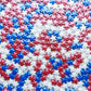 Se Si&Moos Edible Stars For Cake Decorating Red White Blue Sprinkles Fourth Of July Sprinkles Edible Patriotic Stars For Cookies