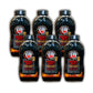 Bearded Butchers Rebel Red BBQ Sauce 16.5 oz, Pack of 6 - Mango & Habanero, Sweet & Spicy, Gluten Free, No MSG, Natural Ingredie