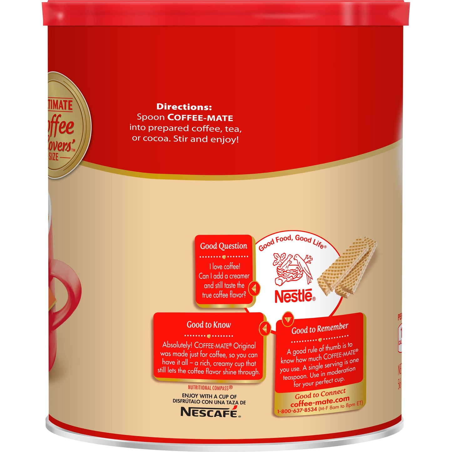 Nestle Coffee-mate Coffee Creamer 56oz. canister