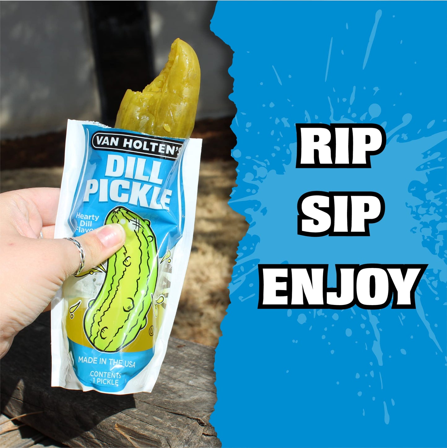 Van Holten'S Pickles - Jumbo Dill Pickle-In-A-Pouch - 6 Pack
