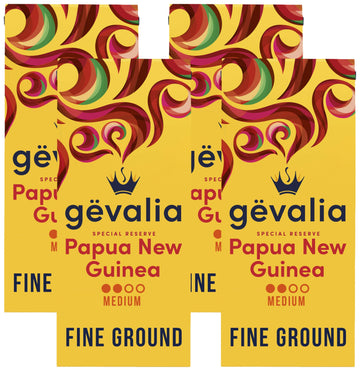 Gevalia Special Reserve Papua New Guinea Medium Roast Fine Ground Coffee, 10 Ounce (Pack Of 4) - Packaging May Vary