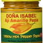 Doa Isabel Aji Amarillo Molido (Yellow Hot Pepper Paste) 7.5oz Single Bottle - Product of Peru