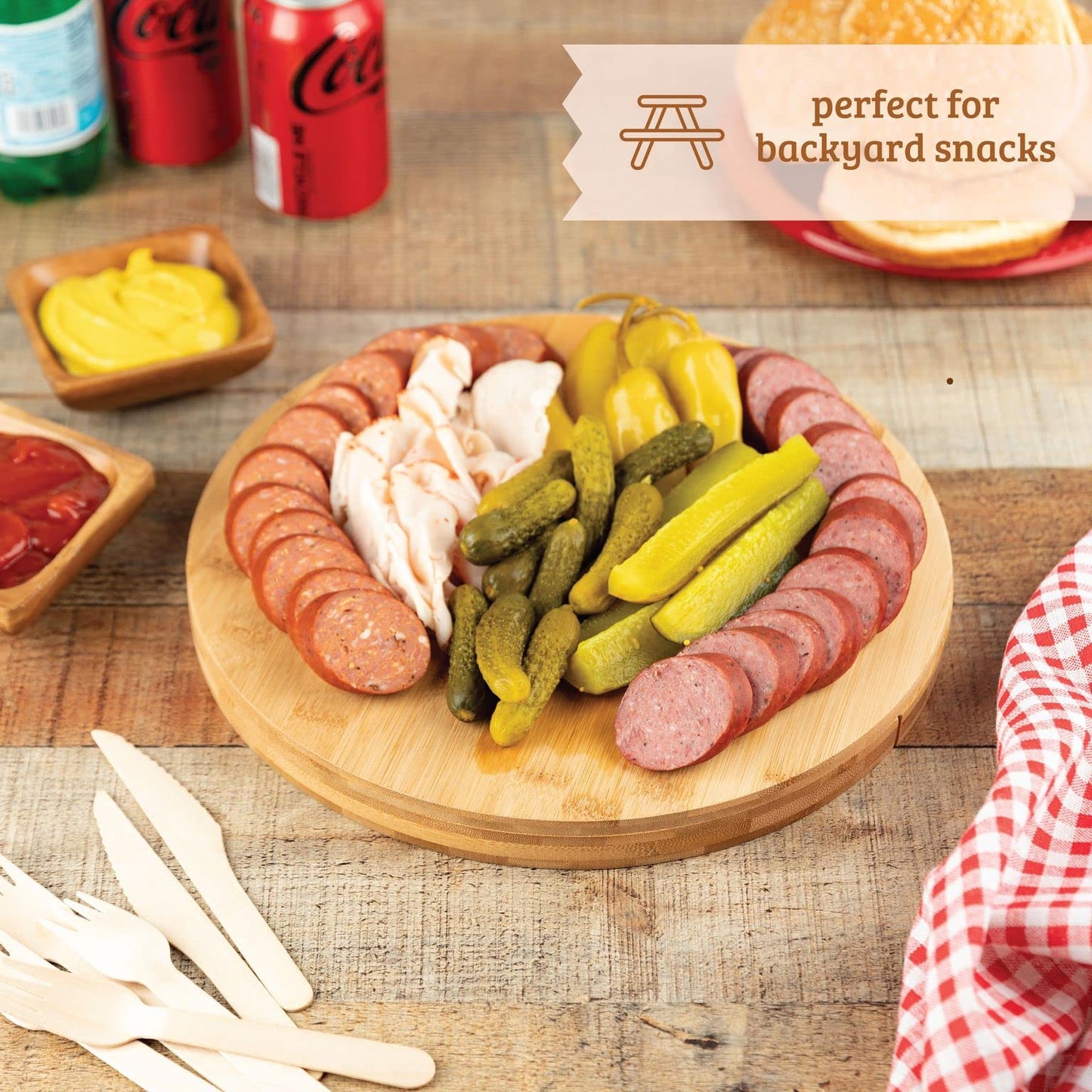 Farmers Market, Gluten Free, Keto, Paleo, Low Sodium, Zero Sugar, Summer Sausage Gift Set, 2-Pack, Roasted Garlic