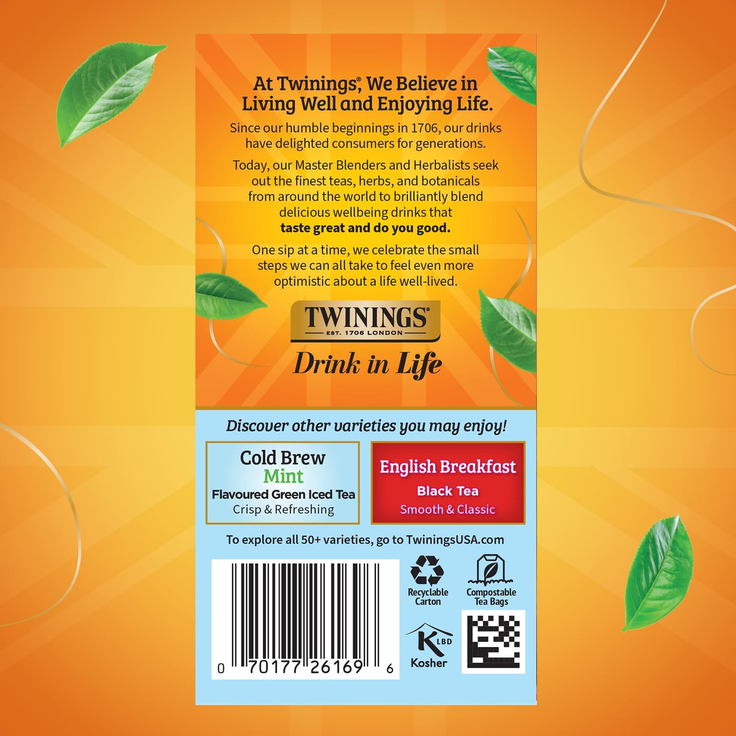 Twinings Mixed Berries Cold Brew Iced Tea Bags, 20 Count (Pack Of 1), Unsweetened Flavoured Black Tea, Caffeinated, 20 Teabags