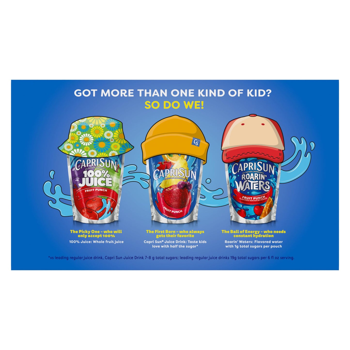 Capri Sun Roarin  Waters Wild Cherry Ready-to-Drink Juice (40 Pouches, 4 Boxes of 10) (Pack of 2)