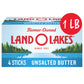 Land O Lakes Unsalted Butter, 1 lb in 4 Sticks