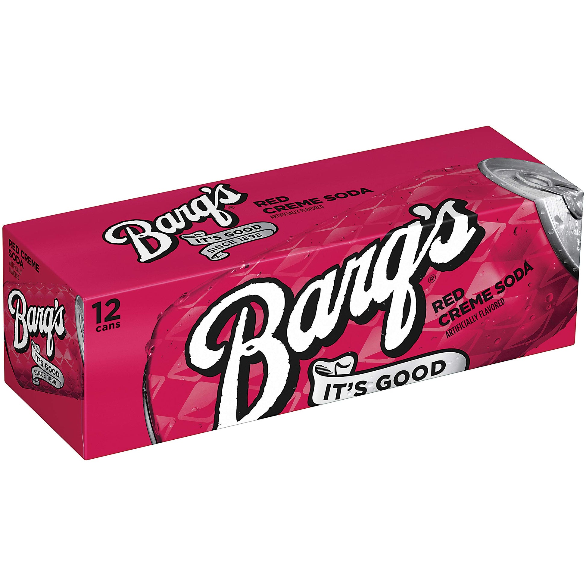 Barqs Red Creme Soda Cans - 12 Fl Oz (Pack of 12) - Model COKESC000023898