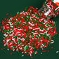 Christmas Sprinkles For Cake Decorating, 3.52Oz Red Green Sprinkles, Edible Jimmies Sprinkles For Cupcake Toppers Baking Cookie