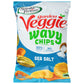 Sensible Portions Garden Veggie Wavy Chips, Sea Salt, 5 Oz (Pack Of 12)