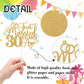 Just Married 30 Years Ago Cake Topper, 30Th Anniversary Cake Decor, 30 Years & Loved, Happy 30Th Wedding Anniversary Party Decor