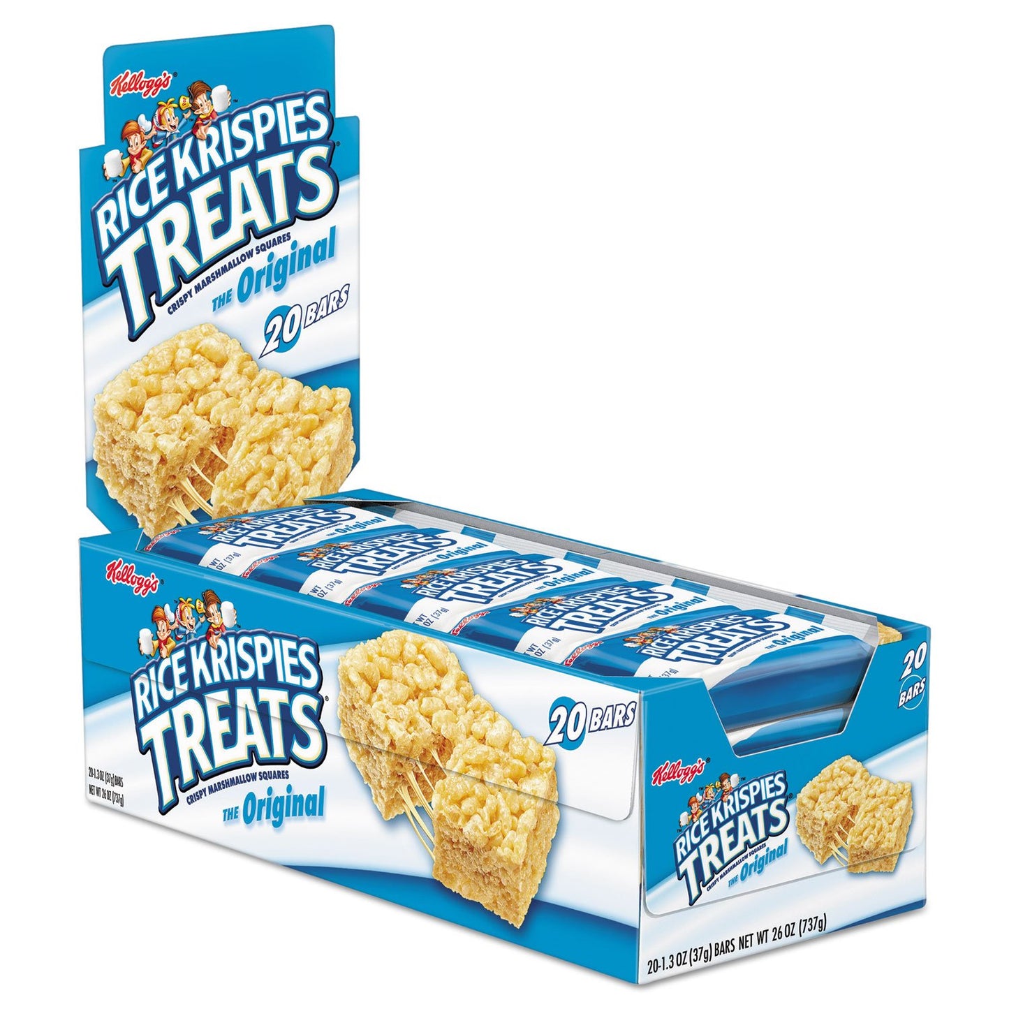 Kellogg'S 26547 Rice Krispies Treats, Original Marshmallow, 1.3Oz Snack Pack, 20/Box (Keb26547)