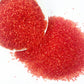 Sentovac Red Sanding Sugar For Baking Edible Sparkling Sugar Sprinkles Coarse Sugar Crystals For Baking Topping Cake Cookie Cupc