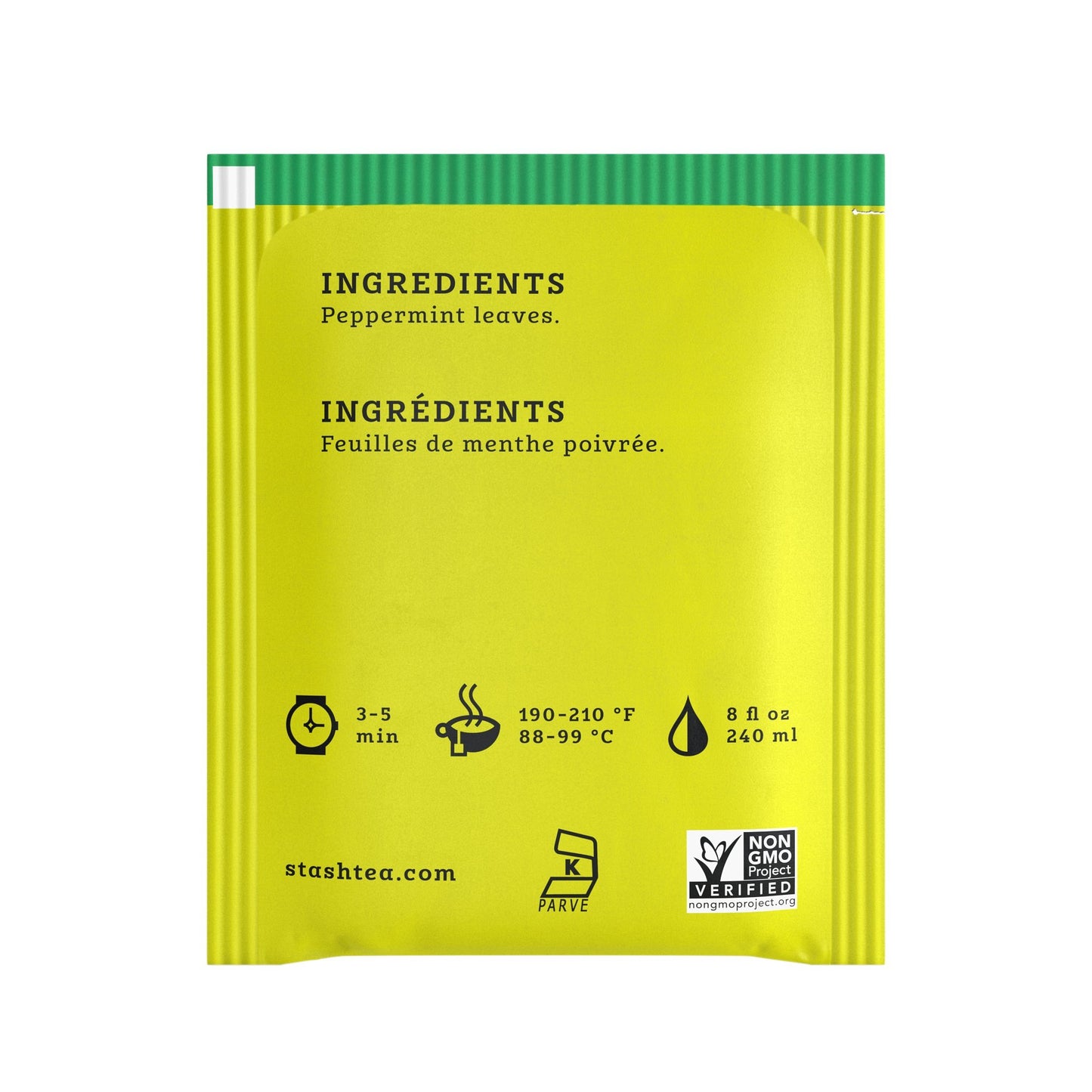 Stash Peppermint Herbal Tea, 30 Tea Bags per Box, 6 Boxes (180 Total)