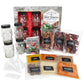 The Good Hurt Fuego by Thoughtfully, DIY Hot Sauce Set, Hot Sauce Making Kit Includes 4 Skull Shaped Reusable Glass Jars, 2 Funn