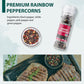 Soeos Spice Seasoning Set Of 2, 3.5Oz(150G), With Integrated Grinders, Salt And Pepper Grinder Set, Pure And Fresh Perfect For Bbq Seasoning Gift Set, Grilling Spice, Herb, Spice & Seasoning Gifts