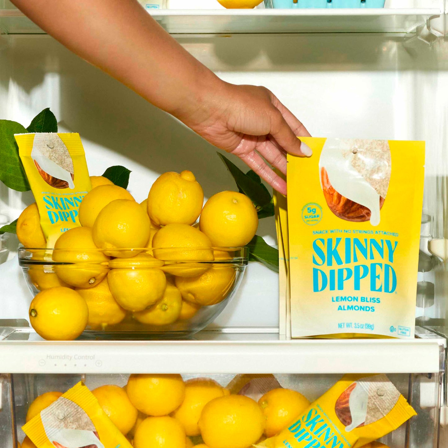 SkinnyDipped Snack Attack Almond Variety Pack, Chocolate Covered Almonds, Low Sugar, Gluten Free, Healthy Snack, 1.2 Ounce Bags