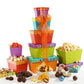 Broadway Basketeers Food Chocolate Gift Basket Tower For Birthdays – Curated Snack Box, Sweet And Savory Treats For Parties, Best Wishes, Birthday Presents For Women, Men, Mom, Dad, Her, Him, Families