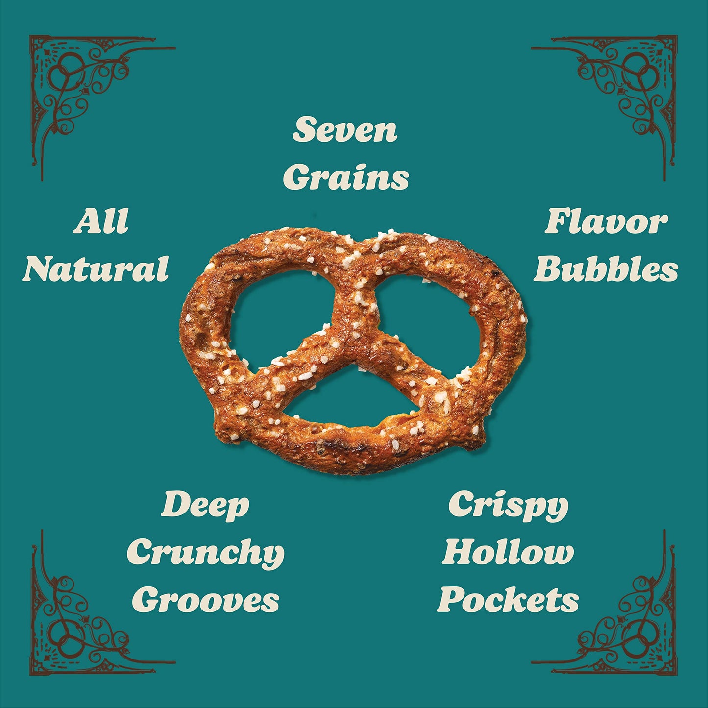 Unique Snacks Multi-Grain Splits, Vegan, Non-GMO, 11 Ounce Bag (Pack of 3)