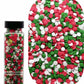 Se Si&Moos Christmas Confetti Sprinkles Red Green And White Sequins Sprinkles Red And Green Confetti Sprinkles Edible Christmas
