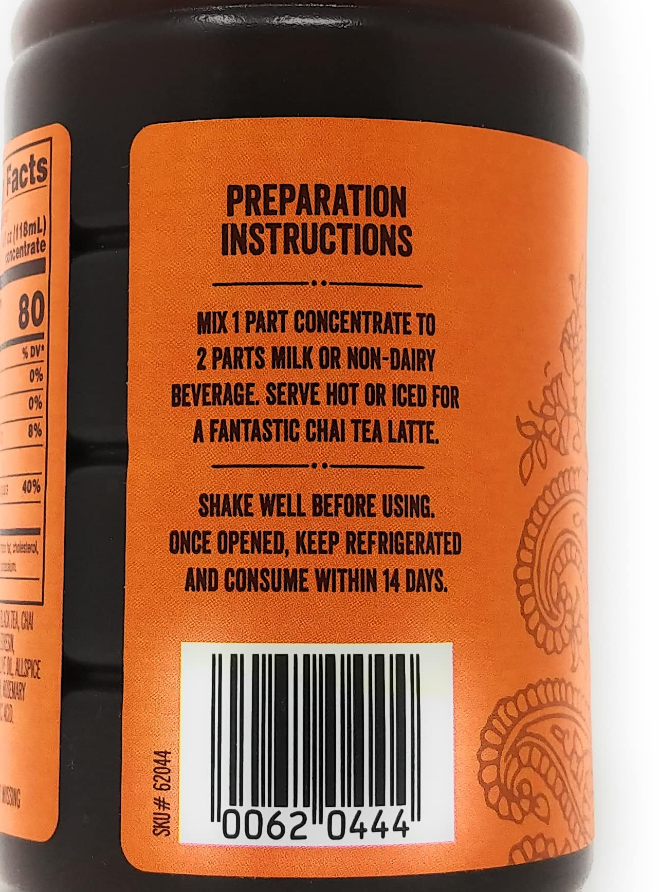 Generic Trader Joe's Spiced Chai Black Tea Concentrate, 16 FL oz - 2 Pack, Concentrated