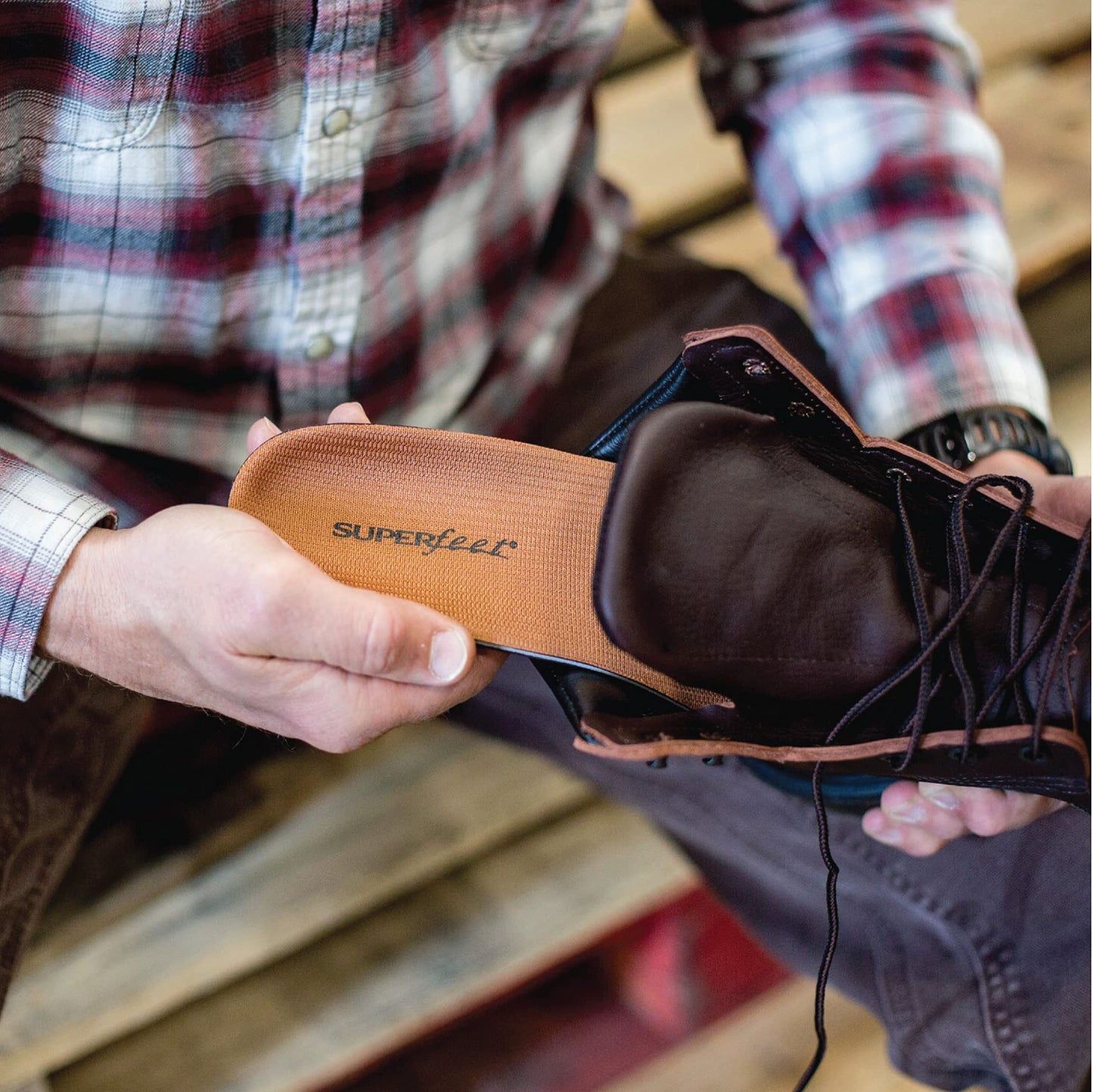 Superfeet Copper - Cushioning Memory Foam Arch Support Insole - 11.5-13 Men / 12.5-14 Women