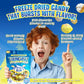 Fruncherz Candy Corn Puffz - Kosher Airy Taffy Bites, Marshmallow & Vanilla Flavors, Perfect for Halloween & Parties