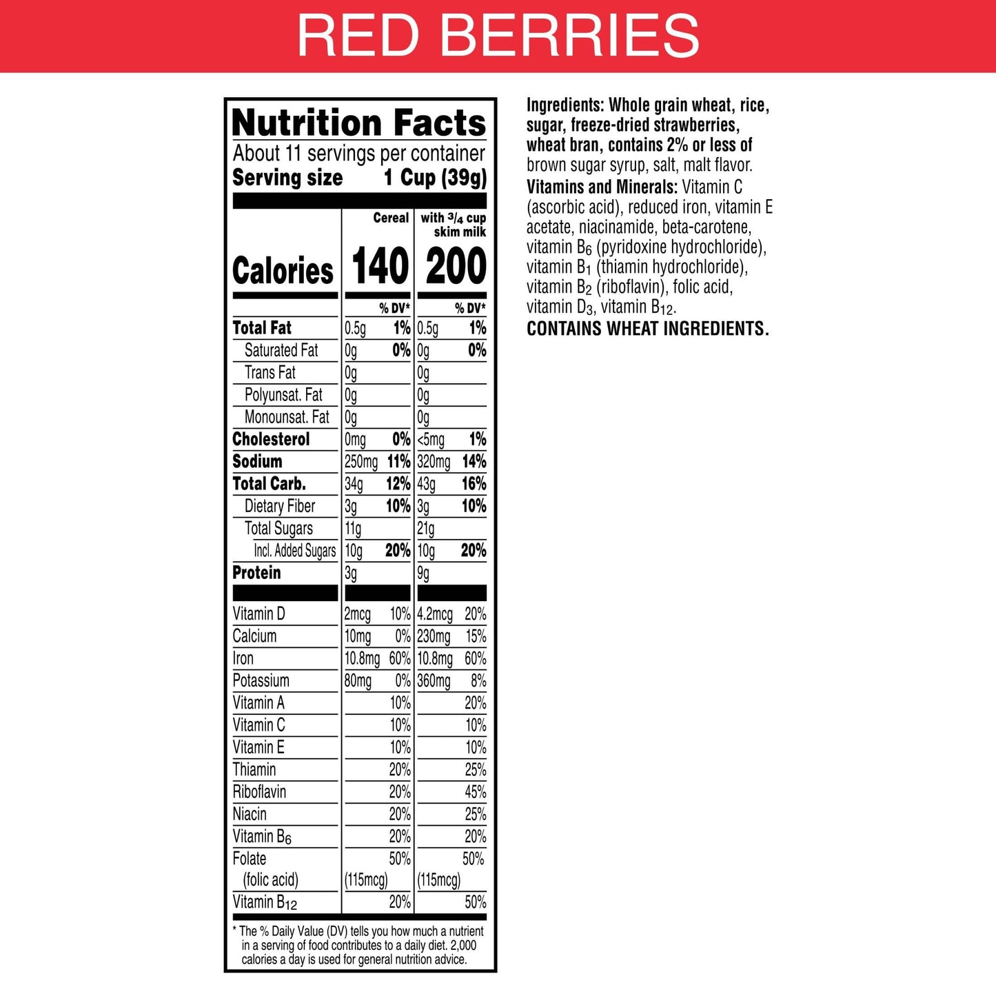Kellogg s Special K Breakfast Cereal, Family Breakfast, Fiber Cereal, Family Size, Red Berries (3 Boxes)