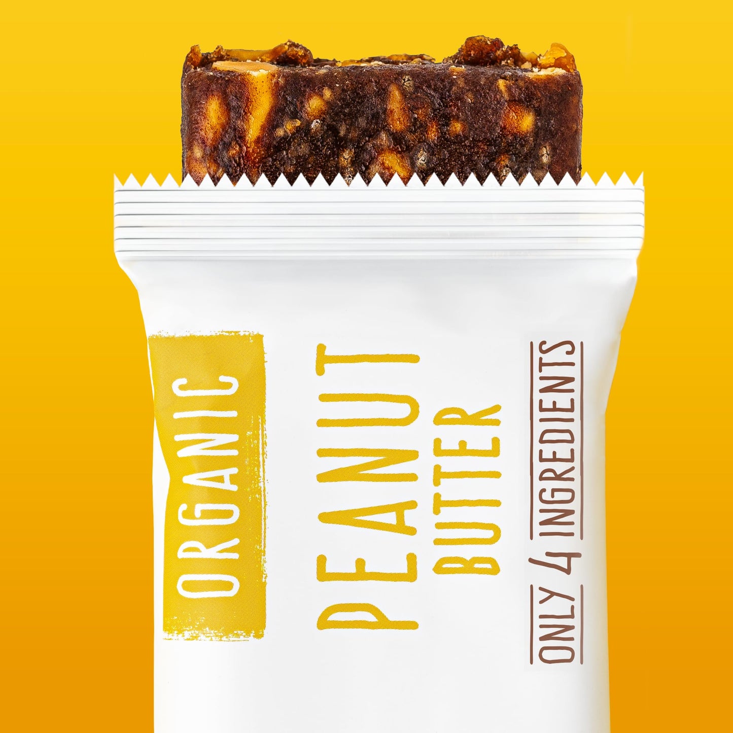 JONESBAR (Peanut Butter, 12 Count (Pack of 1)), USDA Organic Fruit & Nut Bar, Non-GMO, Kosher, Vegan, Gluten Free, Simple Snack