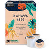 KAHAWA 1893 Medium Roast Coffee K-Cup Pods - Safari Blend, 20 Count, Naturally Sweet, Organic, Ethically Sourced