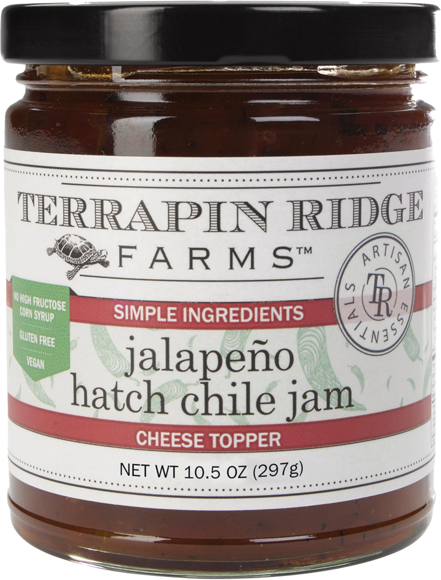 Terrapin Ridge Farms Gourmet Jalapeno Hatch Chile Jam - One 10.5 Ounce Jar