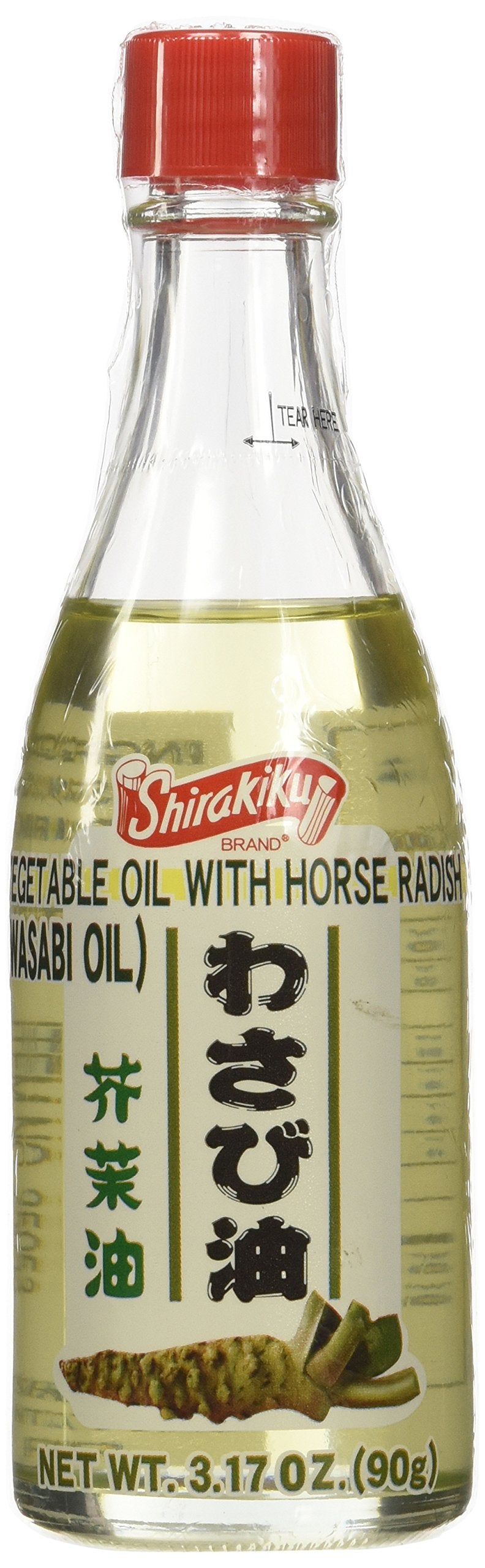 Shirakiku Vegetable Oil - Spicy Wasabi Flavor, Low Carb, 3.17 Fl Oz