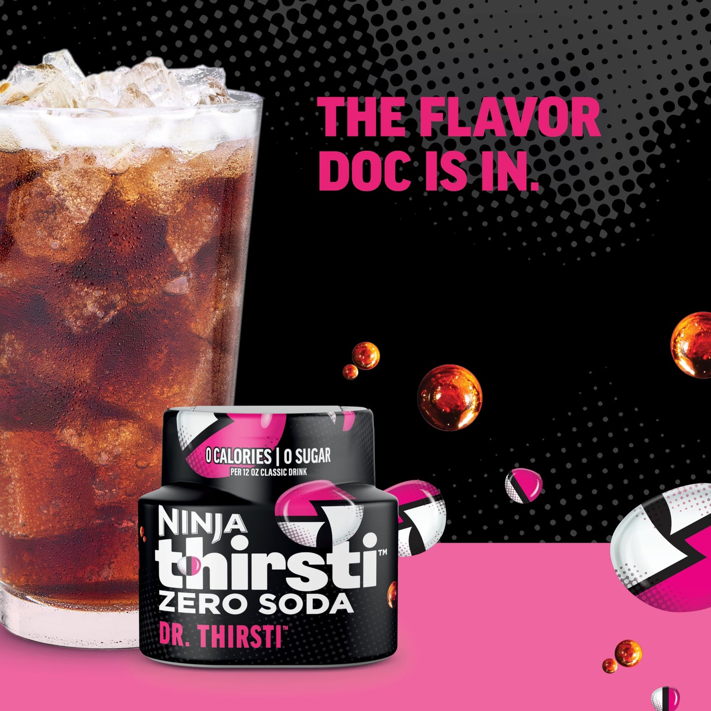 Ninja Thirsti Flavored Water Drops, Zero Soda Dr. Thirsti, Classic Soda Flavors, Sparkling Or Still, Zero Calories, Zero Sugar,