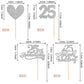 25 Pcs 25Th Anniversary Cupcake Toppers With 25 Silver Wedding Cake Topper Glitter Heart 25Th Wedding Anniversary Cupcake Picks