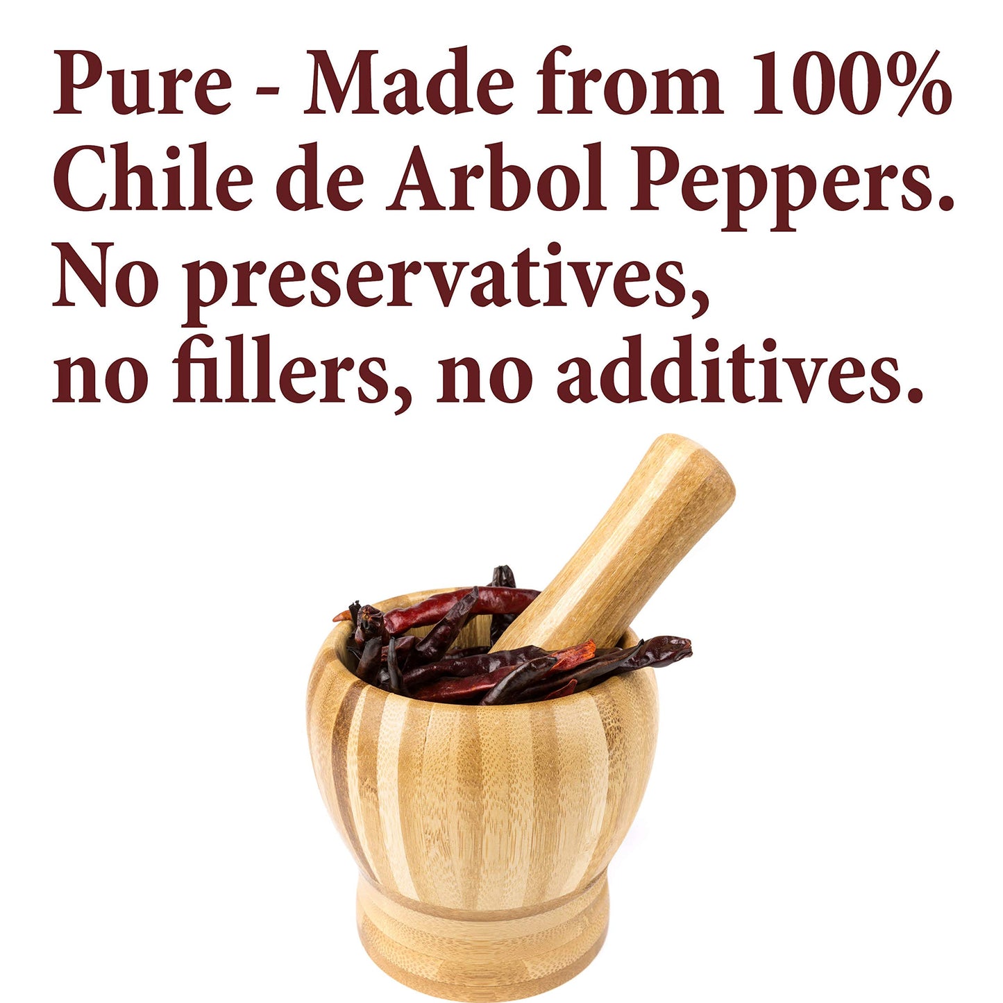 The Spice Way Chile De Arbol - Powder (4 Oz) Made From Pure Dried Chilis, Great For Mexican Dishes