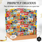SHELLYS DELIGHT Snack Box Care Package - 120 Count Variety Snacks Gift Box for College Students, Military, Work or Home