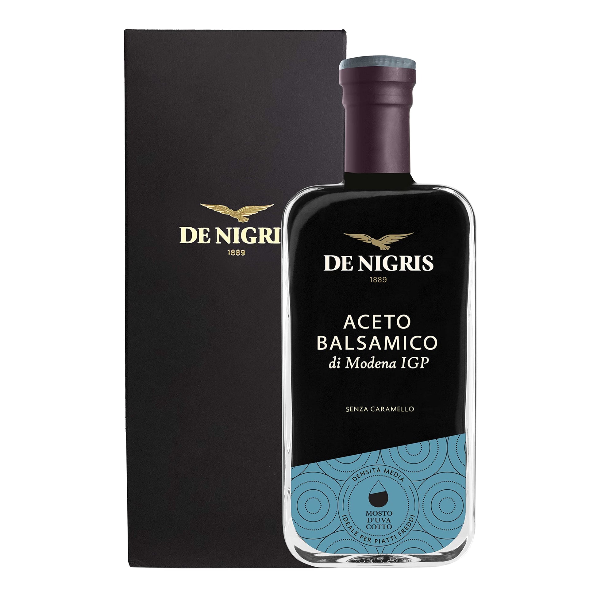 De Nigris Balsamic Vinegar Of Modena Excellence Line - Silver Eagle (45% Grape Must) 8,5 Oz (250ml) | Balsamic Vinegar From Mode