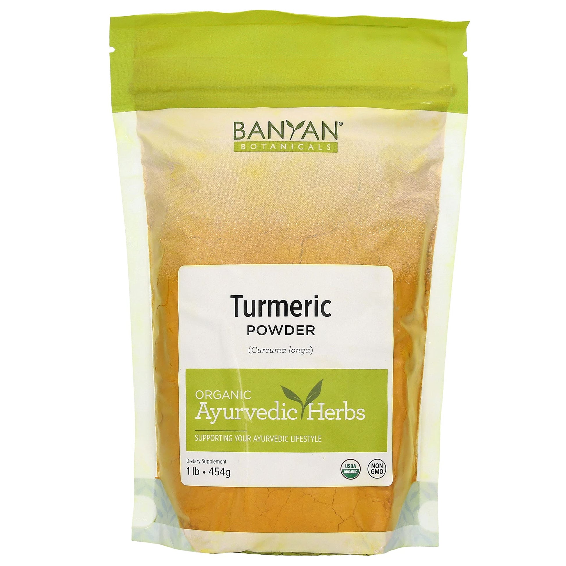 Banyan Botanicals Turmeric Powder - Usda Organic, 1 Lb - Curcuma Longa - Traditional Cooking Spice That Promotes Digestion Overa